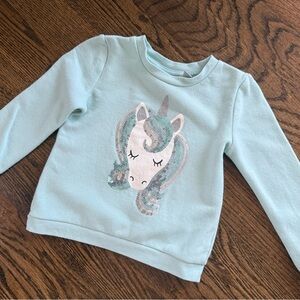 Girls 4T Unicorn Sweatshirt